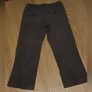 Patagonia cropped pants, dark purple/gray tone, size 8